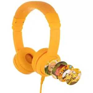 Sluchátka Wired headphones for kids Buddyphones Explore Plus, Yellow (4897111740132)