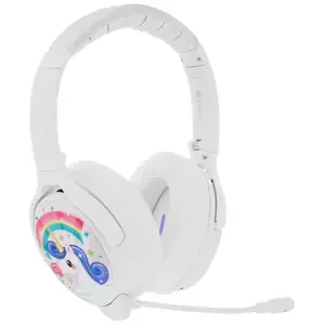 Sluchátka Wireless headphones for kids Buddyphones Cosmos Plus ANC, White (4897111740217)