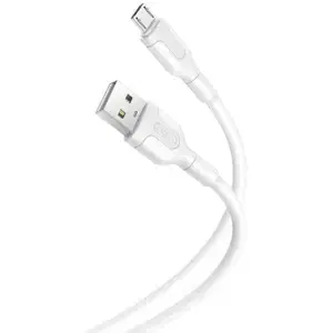 Kabel Cable USB to Micro USB XO NB212 2.1A 1m, white (6920680827794)
