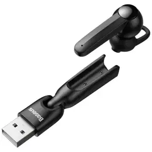 Sluchátka Baseus A05 Bluetooth Earpiece 5.0 USB - Black (6953156219076)