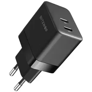 Nabíječka Wall charger Blitzwolf BW-S22, GaN, 2x USB-C, 35W, black (5905316145139)