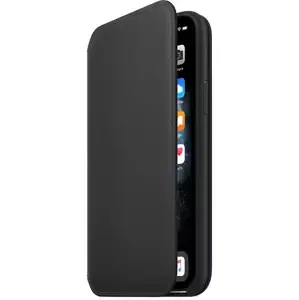 Pouzdro iPhone 11 Pro Leather Folio - Black (MX062ZM/A)