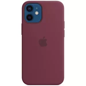 Kryt iPhone 12 mini Silicone Case with MagSafe Plum/SK (MHKQ3ZM/A)