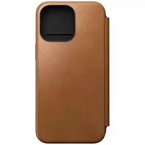 Pouzdro Nomad Modern Leather Folio, english tan - iPhone 15 Pro Max (NM01634485)