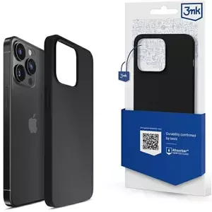 Kryt 3MK Silicone Case iPhone 14 Pro 6,1" black (5903108499088)