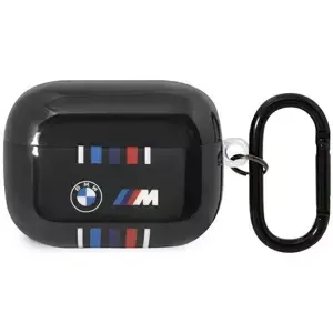 Pouzdro BMW AirPods Pro cover Black Multiple Colored Lines (BMAP22SWTK)