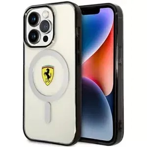 Kryt Ferrari iPhone 14 Pro Max 6.7" transparent hardcase Outline Magsafe (FEHMP14XURKT)