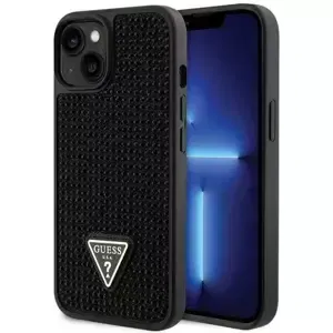 Kryt Guess iPhone 14 6.1" black hardcase Rhinestone Triangle (GUHCP14SHDGTPK)