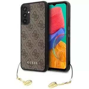 Kryt Guess Samsung Galaxy A34 5G brown hardcase 4G Charms Collection (GUHCSA34GF4GBR)