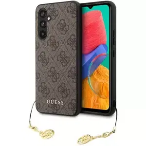 Kryt Guess Samsung Galaxy A54 5G brown hard case 4G Charms Collection (GUHCSA54GF4GBR)