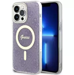 Kryt Guess iPhone 14 Pro Max 6.7" purple hardcase 4G MagSafe (GUHMP14XH4STU)