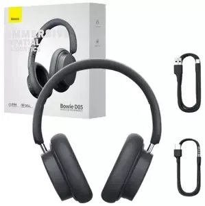 Sluchátka Baseus Bowie D05 Wireless headphones Bluetooth 5.3, ANC, grey (6932172626037)