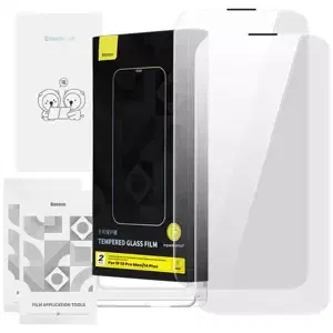 Ochranné sklo Tempered Glass Baseus Corning for iPhone 13 Pro Max/14 Plus with built-in dust filter (6932172631772)