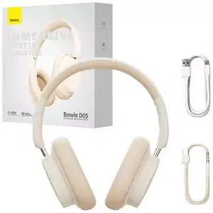 Sluchátka Baseus Bowie D05 Wireless Earphones, creamy-white (6932172626020)