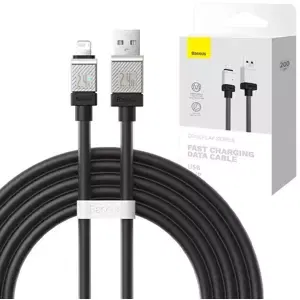 Kabel Fast Charging cable Baseus USB-A to Lightning CoolPlay Series 2m, 2.4A, black (6932172626761)