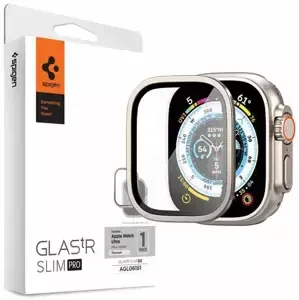 Ochranné sklo Spigen ALM Glas.Tr Slim Pro Apple Watch Ultra (49mm) Titanium (AGL06161)