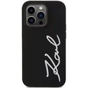 Kryt Karl Lagerfeld KLHCN61SKSVGK iPhone 11 / Xr  6.1" black hardcase Silicone Signature (KLHCN61SKSVGK)