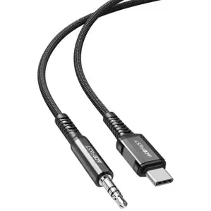 Kabel Cable USB-C to mini jack 3,5mm Acefast C1-08 1.2m (black)