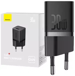 Nabíječka Mini wall charger Baseus GaN5 30W (black)