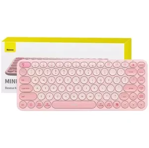 Klávesnice Baseus K01A Wireless Tri-Mode Keyboard Baby Pink