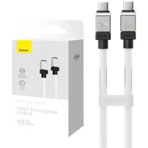 Kabel Cable USB-C do USB-C Baseus CoolPlay 100W 2m (white)