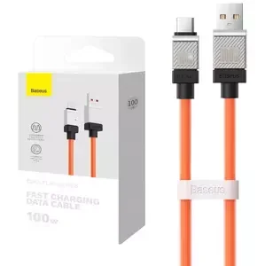Kabel Cable USB do USB-C Baseus CoolPlay 100W 1m (orange)