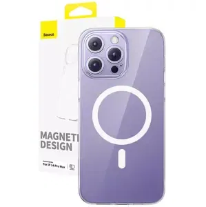 Kryt Magnetic Phone Case for iPhone 14 Pro Max Baseus OS-Lucent Series (Clear)