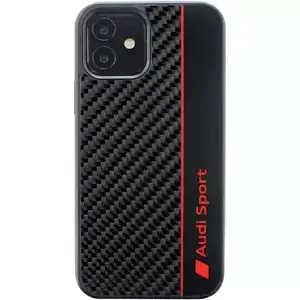 Kryt Audi Carbon Fiber Stripe iPhone 12/12 Pro 6.1" black hardcase AUS-TPUPCIP12P-R8/D1-BK (AUS-TPUPCIP12P-R8/D1-BK)