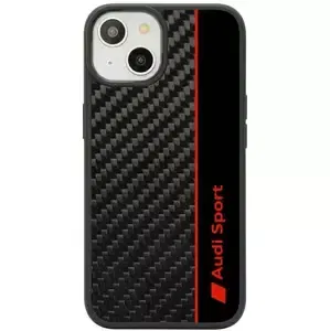 Kryt Audi Carbon Fiber Stripe iPhone 14 6.1" black hardcase AUS-TPUPCIP14-R8/D1-BK (AUS-TPUPCIP14-R8/D1-BK)