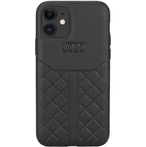 Kryt Audi Genuine Leather iPhone 11 / Xr 6.1" black hardcase AU-TPUPCIP11R-Q8/D1-BK (AU-TPUPCIP11R-Q8/D1-BK)