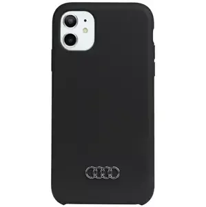 Kryt Audi Silicone Case iPhone 11 / Xr 6.1" black hardcase AU-LSRIP11-Q3/D1-BK (AU-LSRIP11-Q3/D1-BK)
