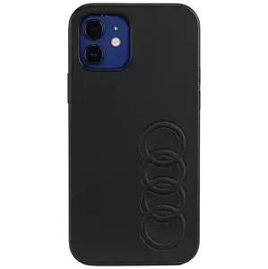 Kryt Audi Synthetic Leather iPhone 12/12 Pro 6.1" black hardcase AU-TPUPCIP12P-TT/D1-BK (AU-TPUPCIP12P-TT/D1-BK)