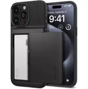 Kryt Spigen Slim Armor CS, black - iPhone 15 Pro (ACS06728)