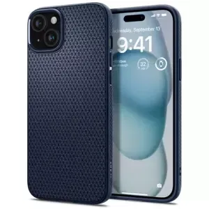 Kryt Spigen Liquid Air, navy blue - iPhone 15 (ACS06791)