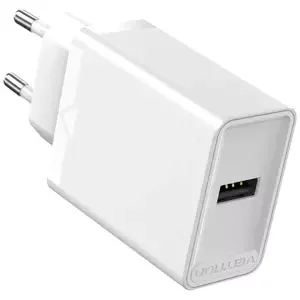 Nabíječka Wall charger EU USB-A Vention FAAW0-EU 12W, 2.4A, (white)
