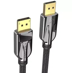 Kabel Display Port cable 2x Male, Vention HCABF 8K 60Hz, 1m (black)