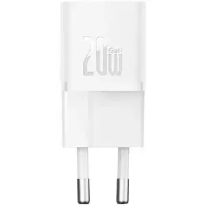 Nabíječka Mini wall charger Baseus GaN5 20W (white)