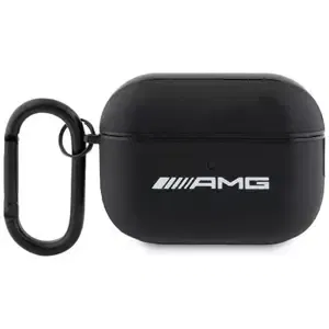 Pouzdro AMG AMAP2SLWK AirPods Pro 2 cover black Leather White Logo (AMAP2SLWK)