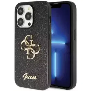 Kryt Guess GUHCP14LHG4SGK iPhone 14 Pro 6.1" black hardcase Glitter Script Big 4G (GUHCP14LHG4SGK)