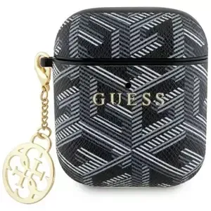 Pouzdro Guess GUA2PGCE4CK AirPods 1/2 cover black GCube Charm (GUA2PGCE4CK)