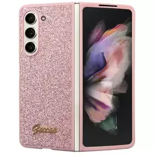 Kryt Guess GUHCZFD5HGGSHP F946 Z Fold 5 pink hardcase Glitter Script (GUHCZFD5HGGSHP)