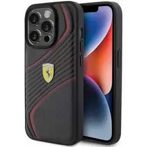 Kryt Ferrari FEHCP15LPTWK iPhone 15 Pro 6.1" black hardcase Twist Metal Logo (FEHCP15LPTWK)