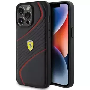 Kryt Ferrari FEHCP15XPTWK iPhone 15 Pro Max 6.7" black hardcase Twist Metal Logo (FEHCP15XPTWK)