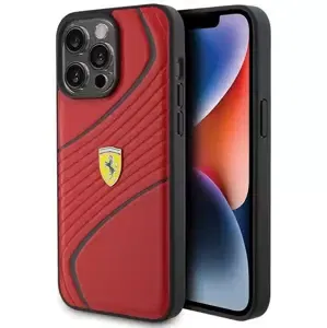 Kryt Ferrari FEHCP15XPTWR iPhone 15 Pro Max 6.7" red hardcase Twist Metal Logo (FEHCP15XPTWR)