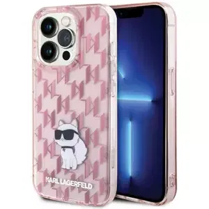 Kryt Karl Lagerfeld KLHCP15XHNCMKLP iPhone 15 Pro Max 6.7" pink hardcase Monogram Choupette (KLHCP15XHNCMKLP)