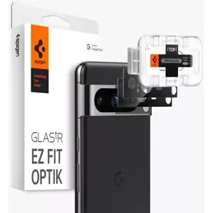 Ochranné sklo Spigen Glass tR EZ Fit Optik Black 2 Pack - Google Pixel 8 Pro (AGL06355)