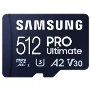 Paměťová karta Samsung micro SDXC 512GB PRO Ultimate + SD adaptér
