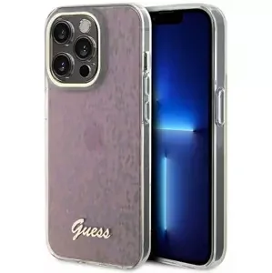 Kryt Guess GUHCP15XHDECMP iPhone 15 Pro Max 6.7" pink hardcase IML Faceted Mirror Disco Iridescent (GUHCP15XHDECMP)