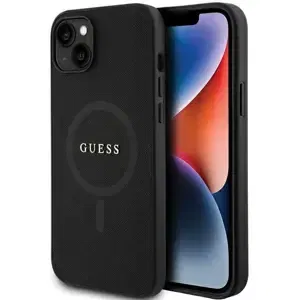 Kryt Guess GUHMP15MPSAHMCK iPhone 15 Plus 6.7" black hardcase Saffiano MagSafe (GUHMP15MPSAHMCK)