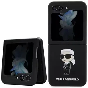 Kryt Karl Lagerfeld KLHCZF5SNIKBCK Z Flip5 hardcase black Silicone Ikonik (KLHCZF5SNIKBCK)